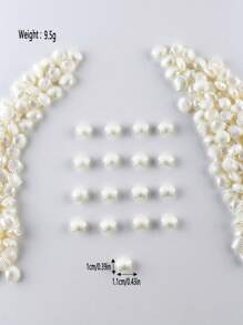 20入組白色貝殼珠子，適用於製作珠寶首飾或度假手作 - 白色 - 查看 6