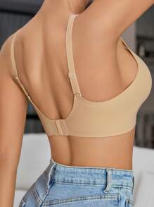 Sujetador unicolor inconsútil - Albaricoque - Ver 2