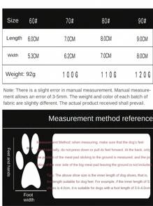 4pcs Simple Pet Shoes For Dog And Cat For Outdoor - Grey - View 4