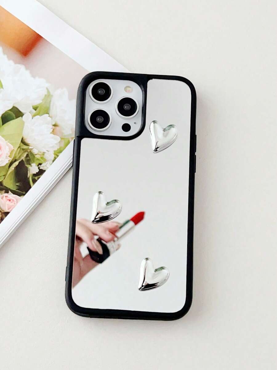 Vỏ điện thoại gương trái tim - Trong sáng - Xem 1