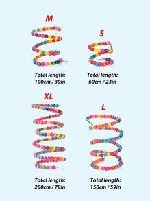 1pc Bead Decor Spiral Swing Design Parrot Toy For Bird For Training - Multicolor - View 3