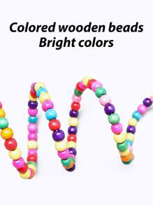 1pc Bead Decor Spiral Swing Design Parrot Toy For Bird For Training - Multicolor - View 4