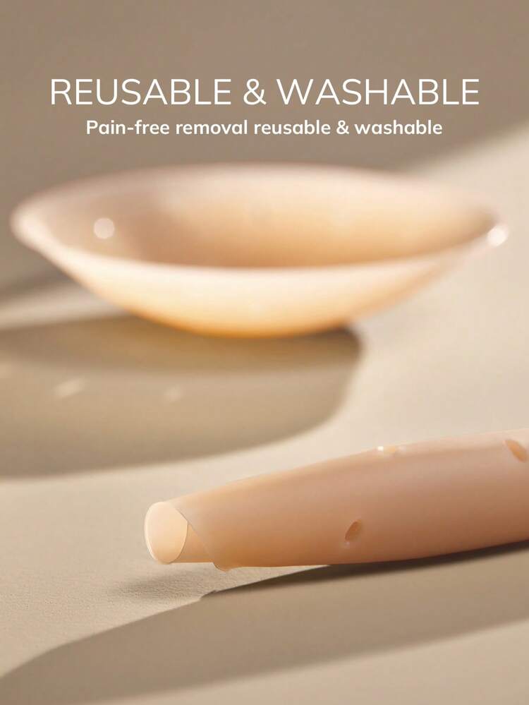 Coperture adesive traspiranti per capezzoli senza reggiseno - con pastiglie per capezzoli gratuite - la scelta migliore per liberare il seno in estate e per matrimoni