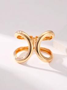 1pc European And American Popular Fashionable Minimalist Exaggerated Women's Cuff Bangle