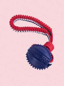 1入組球形設計隨機寵物磨牙玩具適用於狗狗適用於磨牙 - 彩色 - 查看 2