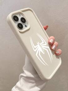Coque de téléphone portable anti-chute à motif araignée - Beige - Voir 2