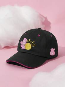SHEIN X Care Bears Cartoon Embroidered Baseball Cap - Multicolor - View 2