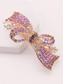 Rhinestone Nơ Trang Trí Clip Pháp - Nhiều màu - Xem 1