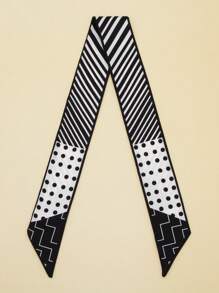 Pañuelo con estampado de lunares - Multicolor - Ver 6