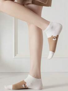 5pairs Cartoon Graphic Ankle Socks - Multicolor - View 2