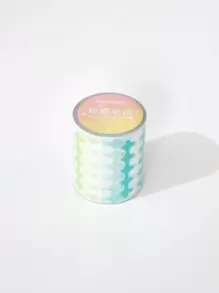 1 cuộn Băng Keo Dán Mặt Nạ Toàn Phương Họa Tiết Hình Học, Đơn Giản Đa Năng Băng Washi Cho Thủ Công DIY, Tay Tài Khoản, Trang Trí - Nhiều màu - Xem 1