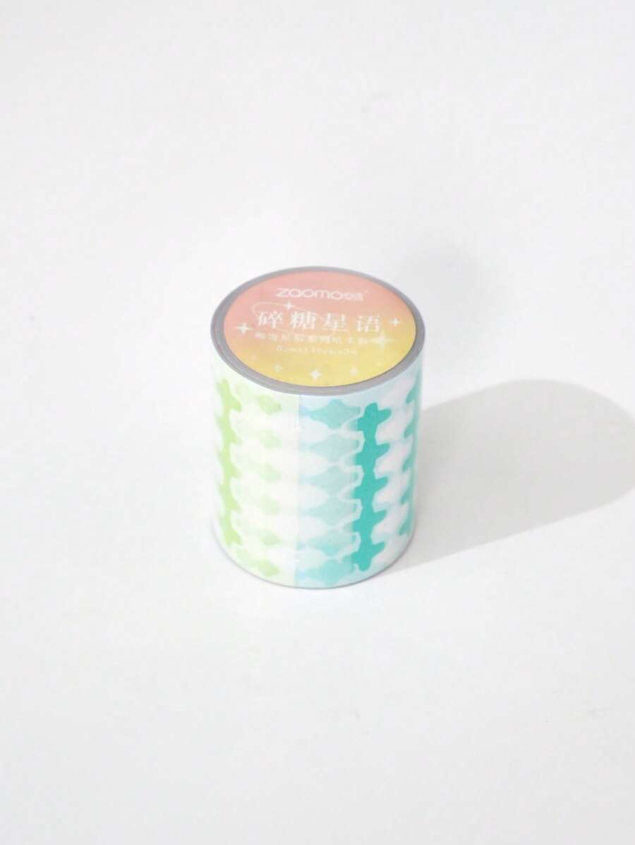 1 cuộn Băng Keo Dán Mặt Nạ Toàn Phương Họa Tiết Hình Học, Đơn Giản Đa Năng Băng Washi Cho Thủ Công DIY, Tay Tài Khoản, Trang Trí - Nhiều màu - Xem 1