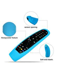 1 Vỏ Bảo Vệ Silicon Cho Điều Khiển Từ Xa TV Thông Minh AN-MR19BA/AN-MR18BA/AN-MR650/AN-MR600, Vỏ Bảo Vệ Điều Khiển Từ Xa Chống Sốc, Chống Trượt, Vỏ Bảo Vệ Bằng Da Cho Điều Khiển Từ Xa TV Thông Minh - Màu xanh bạc hà - Xem 3