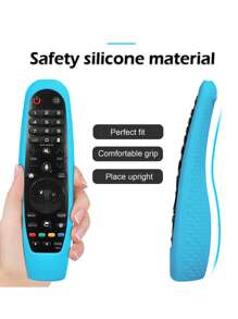 1 Vỏ Bảo Vệ Silicon Cho Điều Khiển Từ Xa TV Thông Minh AN-MR19BA/AN-MR18BA/AN-MR650/AN-MR600, Vỏ Bảo Vệ Điều Khiển Từ Xa Chống Sốc, Chống Trượt, Vỏ Bảo Vệ Bằng Da Cho Điều Khiển Từ Xa TV Thông Minh - Màu xanh bạc hà - Xem 5