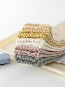 2pairs New Model Children's High Tube Socks And Long Tube Socks, Soft And Comfortable For Baby's Spring And Autumn Season - Multicolor - View 3