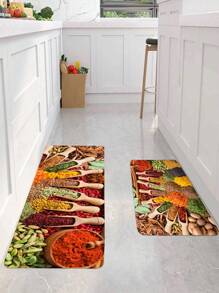 1 pieza Alfombra moderno poliéster para cocina - Multicolor - Ver 5