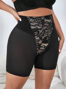 Đáy Định hình Kích thước Lớn Tương phản ren Tương phản Mesh màu trơn - màu đen - Xem 1
