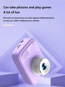 1200W 1080P數位相機，彩色充電攝像頭，配備2吋TFT液晶屏，支援64GB mini SD卡（紫色）