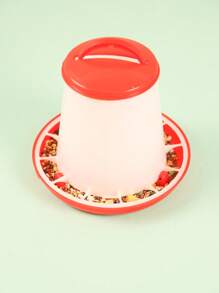 1pc Automatic Chicken Feeder For Farm Animal For Food Feeding - Multicolor - View 2