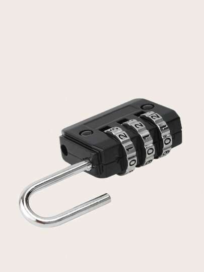 Password Lock Anti-Theft Combination Lock 3 Digit Combination Padlock For School Gym Sports Locker Toolbox Case And Luggage Lock TSA Approved Cable Luggage Locks Re-settable Combination with Alloy Body