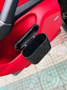 Papeleras para coche con diseño de diamante de imitación - Negro - Ver 2