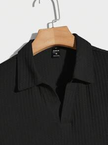 Manfinity RelaxMax Männer Polo Shirt mit Waffelstrick