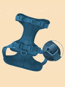 1pc Breathable Pet Harness For Dog For Outdoor - Royal Blue - View 2