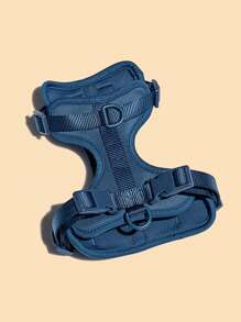 1pc Breathable Pet Harness For Dog For Outdoor - Royal Blue - View 3