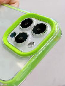 三合一高透明 TPU 保护手机壳，防摔、防汗、防指纹、防刮、防褪色，兼容 iPhone - 綠色 - 查看 7