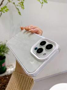 High Transparent 3-In-1 TPU Phone Case, Anti-Drop, Anti-Sweat, Anti-Fingerprint, Wear-Resistant, Fade-Resistant, Compatible With Iphone