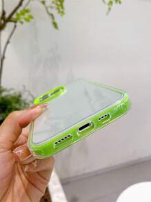 三合一高透明 TPU 保护手机壳，防摔、防汗、防指纹、防刮、防褪色，兼容 iPhone - 綠色 - 查看 9