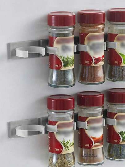 5 pezzi/set Scaffale stoccaggio minimalista montaggio a parete per cucina