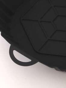 1 pieza Forro de silicona para freidora de aire, forro para freidora de aire de cocina, papel para freidora de aire, para freidoras de aire - Negro - Ver 3