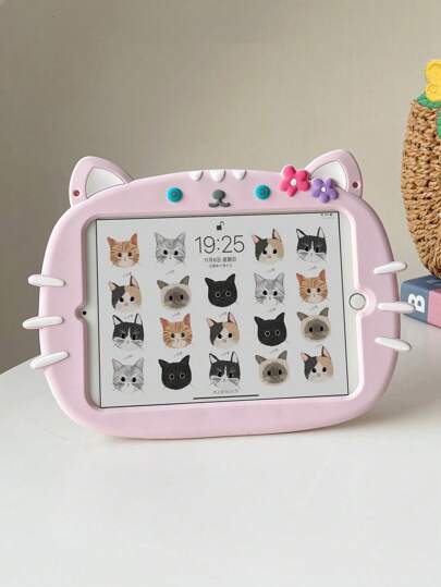 1pc Cute Cat Design IPad Protective Case Compatible With Ipad 7/8/9, 2022 IPad Air 5/4/3 9th Gen 10.2", IPad Pro 11", IPad Mini 7, New IPad Air 6, /A7/8/9