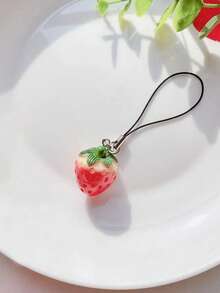 2 piezas Tira de celular al azar fresa & tomate - Rojo - Ver 5