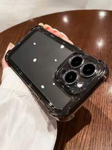 透明防摔手機殼相容於 iPhone 15/15Pro/15Plus/15Promax - 黑色 - 查看 5