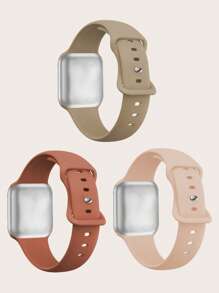 Dây đeo silicon mềm có khóa Tương thích với Apple Watch Band 38MM.40MM.41MM.42MM.44MM.45MM.49MM, Tương thích với Apple Watch Series Ultra/SE/1/2/3/4/5/6/7/8 - Nhiều màu - Xem 3