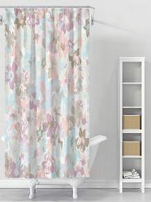 1 In Hoa Màn Tắm, Polyester Hiện Đại Chống Nước Màn Tắm Cho Phòng Tắm - Nhiều màu - Xem 3