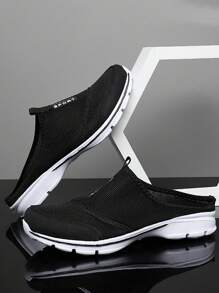 男士字母圖案透氣穆勒運動戶外運動鞋