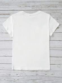 Betsydoodles Áo thun nữ Thêu Hoạt hình Giải trí - trắng - Xem 3