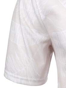 Manfinity Homme Men Tropical Print Polo Shirt - Khaki - View 7