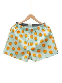 3入組水果印花舒適親膚男士休閑短褲 - 彩色 - 查看 4