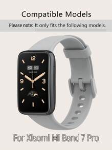 Dây đeo đồng hồ chắc chắn Tương thích với Xiaomi - Xám - Xem 3