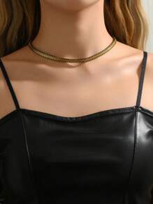 1 vòng cổ hình học nhiều đầu có dây kéo - Nhiều màu - Xem 4