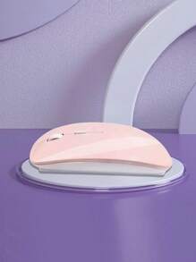 超薄無綫鼠標適用於PC,電腦鼠標 - 粉色 - 查看 3