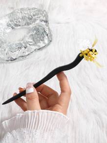 Kẹp tóc trang trí hoa - Nhiều màu - Xem 2