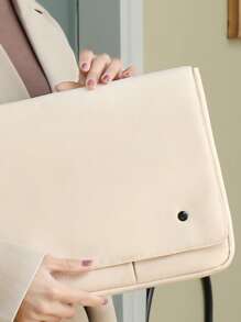 Túi đựng máy tính xách tay chắc chắn chống nước 1pc - Màu be - Xem 6