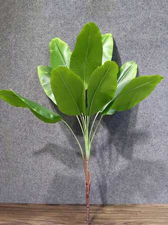 1入組人造9葉香蕉植物束