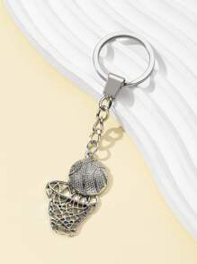 Basketball Charm Keychain - Multicolor - View 2