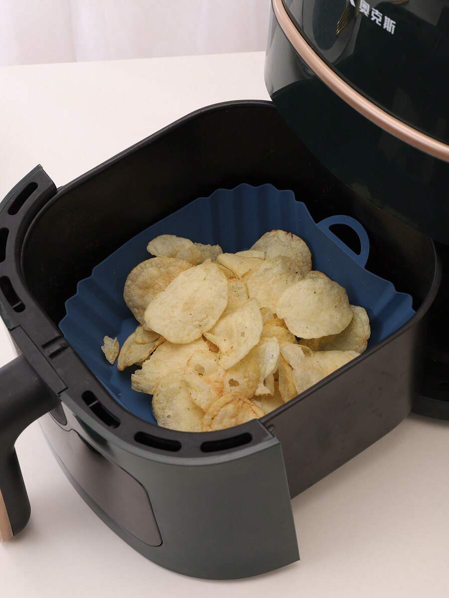 1入組空氣炸鍋矽膠托盤墊 - 藏蓝色 - 查看 1